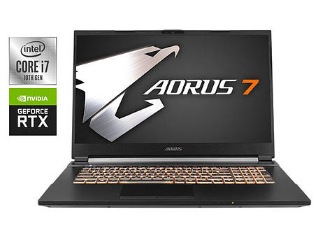 Ігровий ноутбук Б-клас Gigabyte Aorus 7 KB/ 17.3" 1920x1080/ i7-10750H/ 16GB RAM/ 512GB SSD/ RTX 2060 6GB, фото 1