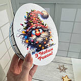 Новорічний подарунок-цукерниця Бокс "Чудак" для подарунка  Розмір: 16*12*7 см ціна за шт, фото 3