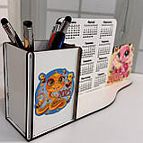 Новорічний органайзер для канцелярії з календарем 2025 №1 28*13*6см, фото 5