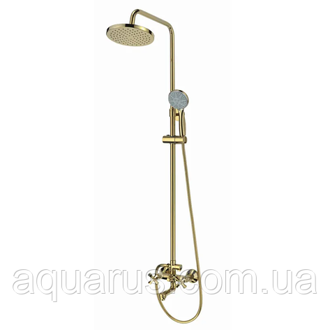Душова колона зі змішувачем MIXXUS PREMIUM RETRO GOLD-009-J (MI5852), фото 1