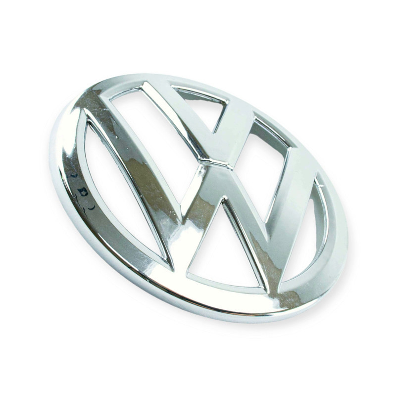 Емблема решітки volkswagen golf 7 ? 14см  пластик  хром
