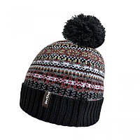 Водонепроникна шапка Dexshell Beanie Fair Isle кольорова Бордовий (S-M)