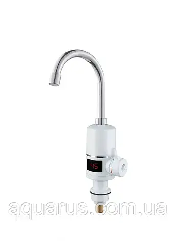 Кран водонагрівач проточний WEZER SDR-A05T кухня з датчиком темп., фото 1
