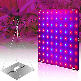 Підвісна світлодіодна панель для кімнатних рослин теплиць / фітолампа 81 LED QRCP-01591