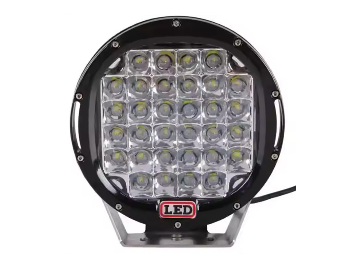 Світлодіодна LED-фара дальнього світла чорна HP-GZD-088-BLACK 32 діоди CREE спрямоване світло SPOT, фото 1