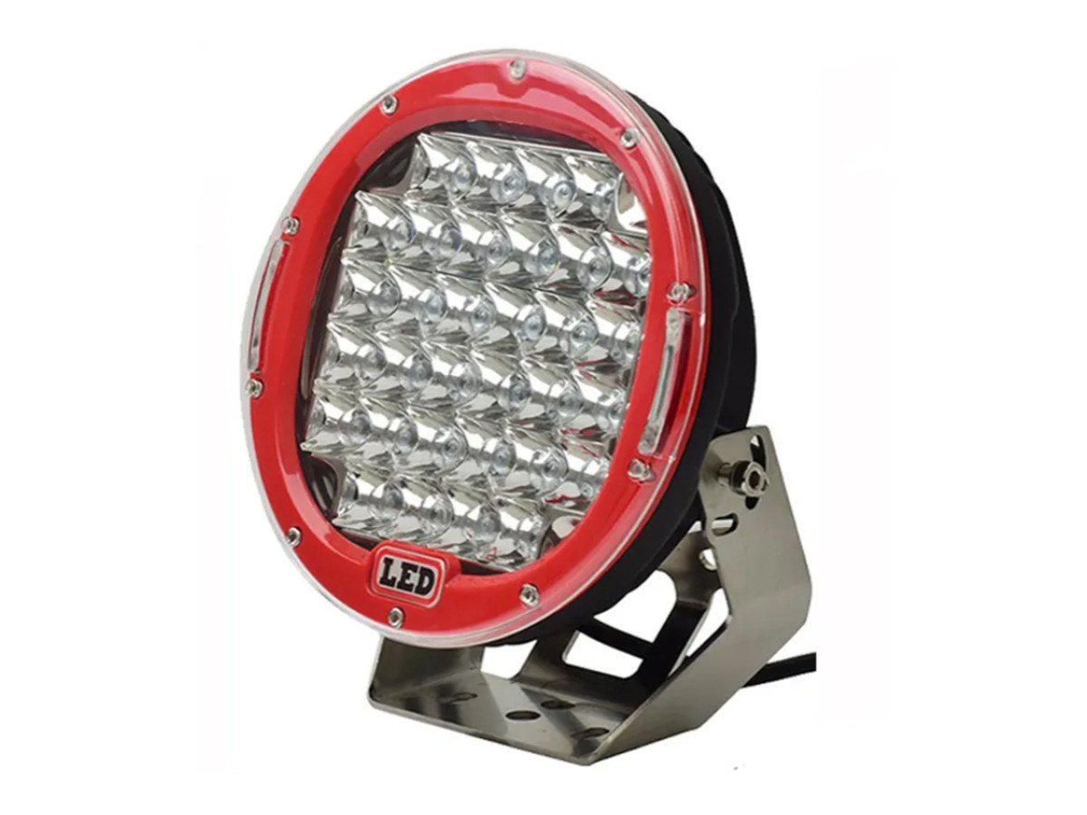 Світлодіодна LED-фара дальнього світла червона HP-GZD-088-RED 32 діоди CREE спрямоване світло SPOT, фото 1