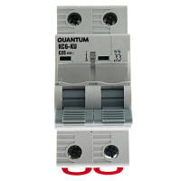 Популярний! Автоматичний вимикач Quantum 2п С 16А MCB 6kA (8706 / KC6-K/ C/2P/16A-6k) - Краща якість тільки на Nukleon.com.ua