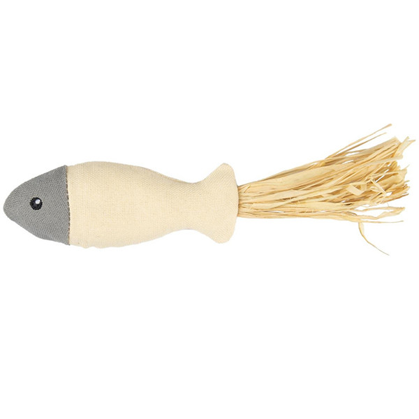 Flamingo Natural Fun Fish ФЛАМІНГО РИБКА екологична іграшка з котячою м’ятою для котів
