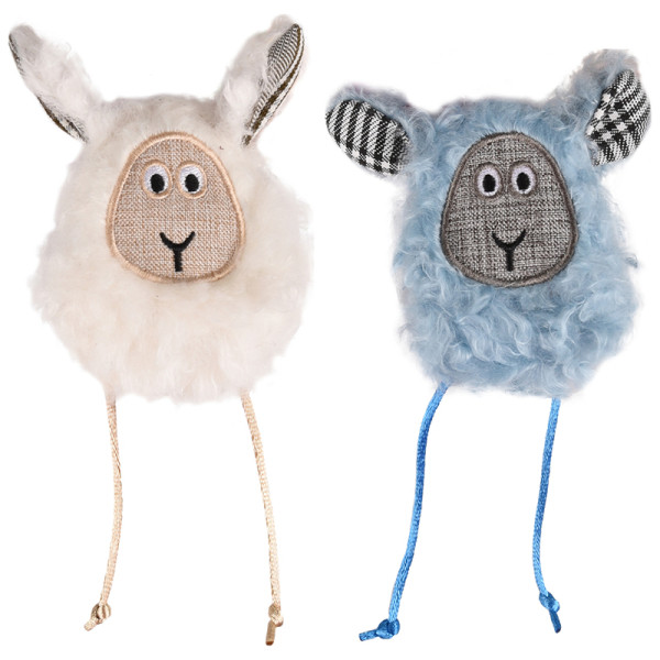 Flamingo Rizzo Sheep ФЛАМІНГО РІЦЦО ОВЕЧКА шурхотлива іграшка з котячою м’ятою для котів