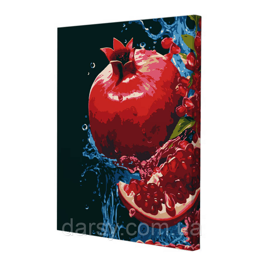 Картина за номерами Riviera Blanca Соковитий гранат 40x50 см (RB-0967), фото 1