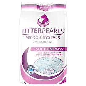 Litter Pearls Micro Crystals ЛІТТЕР ПЕРЛС МІКРО КРІСТАЛС кварцовий силікагелевий наповнювач для туалетів котів 1.59 кг