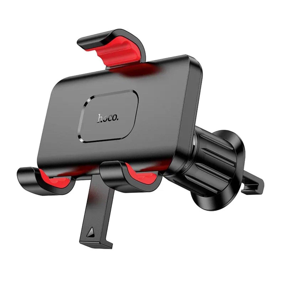 Автотримач для телефона HOCO H21 Dragon automatic clamp car holder(air outlet) Red Black