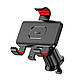 Автотримач для телефона HOCO H21 Dragon automatic clamp car holder(air outlet) Red Black, фото 6