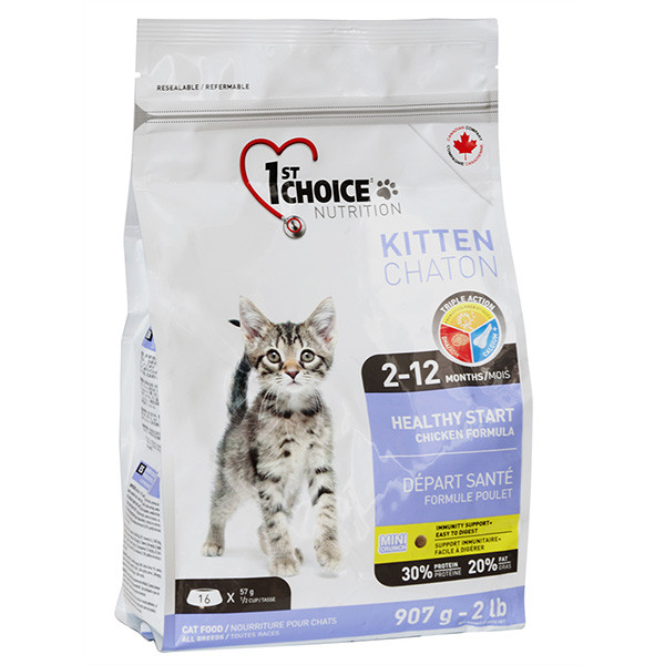 1st Choice Kitten Healthy Start ФЕСТ ЧОЙС КУРКА ДЛЯ КОШЕНЯТ сухий суперпреміум корм для кошенят