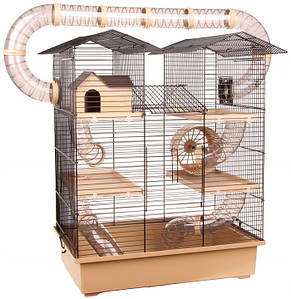Клітка для хом'яка миші з тунелями та для інших дрібних гризунів CH2