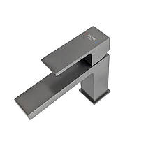 Змішувач для умивальника MONE Deluxe BERYL 1392392GR Gun Grey, фото 4