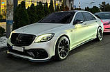 Комплект обвесов BRB (под покраску, 2018-2025) для Mercedes S-сlass W222, фото 4