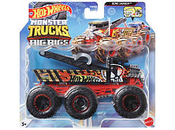 Машинка позашляховик Супер-тягач серії Monster Trucks червоний HWN86 ТМ Hot Wheels