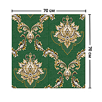 Самоклеюча декоративна 3D панель вінтаж бірюзовий 700x700x4мм (408) BV-0000760