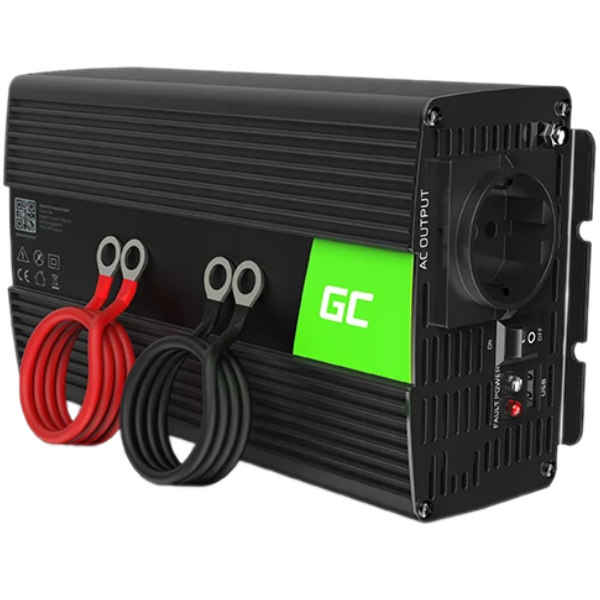 Інвертор Green Cell INV18 DC-AC (24V/230V 1000/2000W)INV18