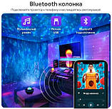 Нічник з пультом і колонкою Bluetooth LY-427 проектор зоряного неба галактика, фото 9