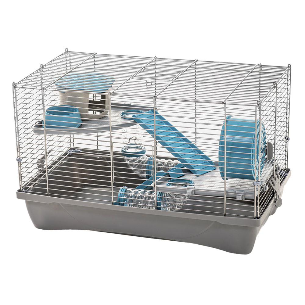 Клітка для хом'яка HAMSTER 11 VIP GREY/ СHROME, 57x37x38h см (*)