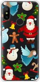 Чехол на Xiaomi Mi A2 Lite Новогодний 1 "4614sp-1522-7290", фото 1