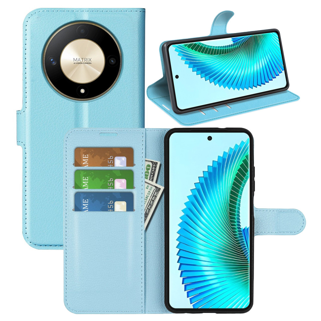 Чохол-книжка Litchie Wallet для Honor Magic 6 Lite 5G / X9b 5G Light Blue, фото 1