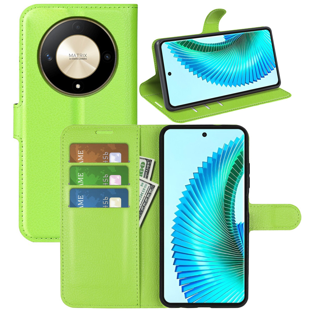 Чохол-книжка Litchie Wallet для Honor Magic 6 Lite 5G / X9b 5G Light Green, фото 1
