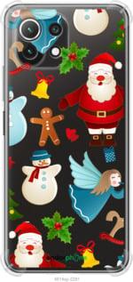 Чехол на Xiaomi Mi 11 Lite Новогодний 1 "4614sp-2281-7290", фото 1