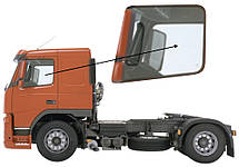 Бічне скло Volvo FM 1993-2013 передніх дверей ліве