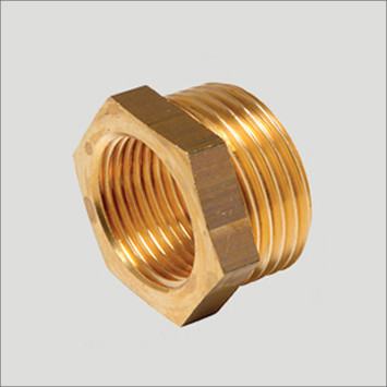 Футорка 1 1/2"х1 1/4" НВ латунна
