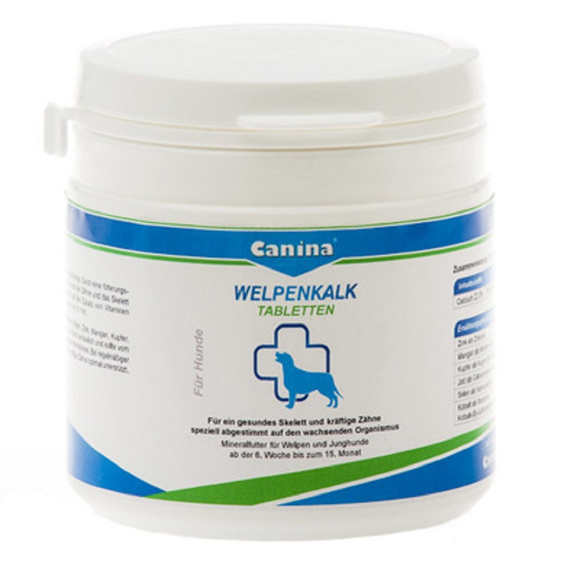 Таблетки для цуценят Welpenkalk вітамінно-мінеральний комплекс No150 Canina, фото 1