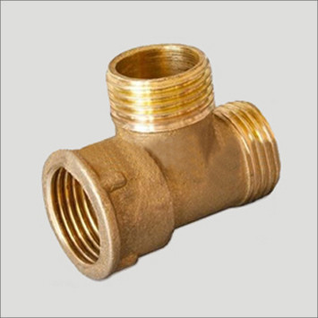 Трійник 1/2"х1/2"х1/2" ВНН полегшений латунний