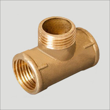 Трійник 1"х1"х1" ВНВ латунний, фото 1