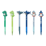 Ручка кулькова автоматична, SEA ANIMALS, 0,7 мм, синя, ідеї для подарунку, фото 2