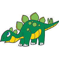 Дитяча розмальовка ArtCraft Стегозаврик 25х30 см (15057-AC)