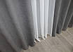 Комплект (2шт. 1,5х2,7м.) штор на люверсах із тканини мікровелюр SPARTA. Колір сірий. Код 842ш 37-0152, фото 10