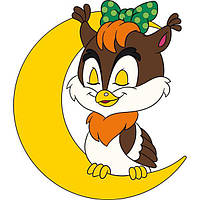 Дитяча розмальовка ArtCraft Совенятко 25х30 см (15113-AC)