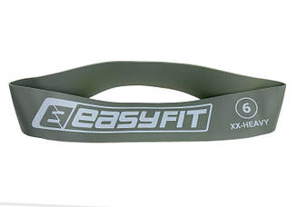 Резинка для фітнесу EasyFit №6 сіра 25 кг