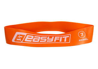 Резинка для фітнесу EasyFit №7 помаранчева 30 кг