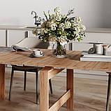 Стіл-трансформер Art in Head Python  Пітон розібраний 2400x750x900 Дуб крафт золотий, фото 3