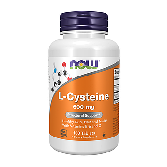 Цистеїн L-Cysteine Now Foods 500 мг 100 таблеток