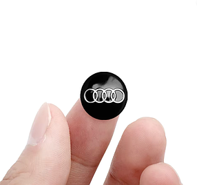 Наклейка на ключ AUDI (Ауді) кругла - 14 мм