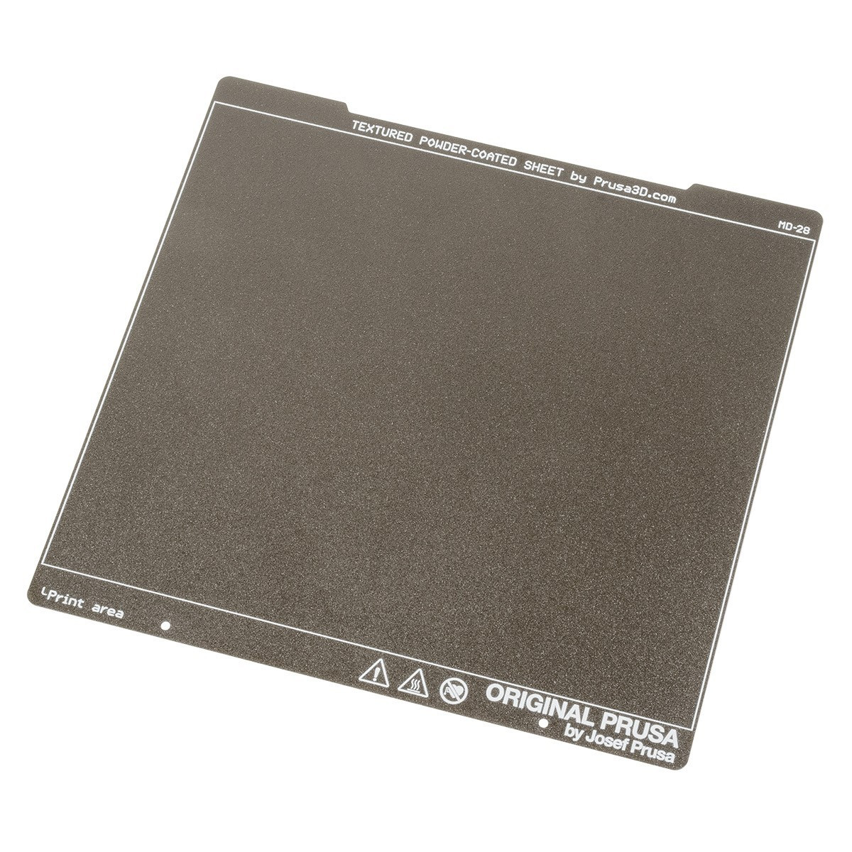 Оригінальна пластина стіл  з двостороннім PEI покриттям PRUSA Textured Powder-coated Steel Sheet