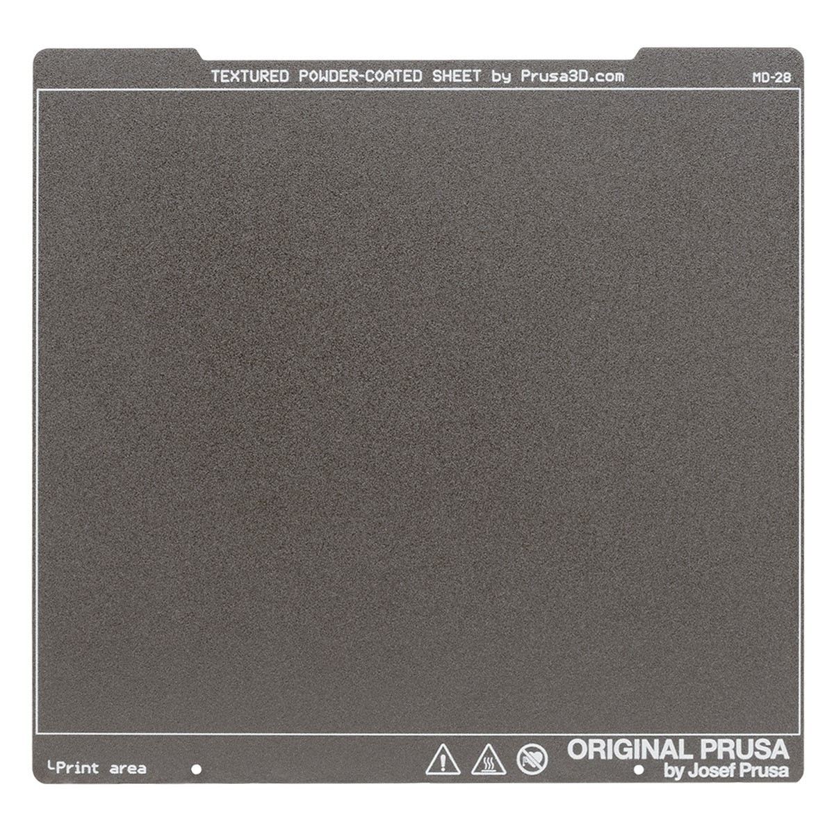 Оригінальна пластина стіл  з двостороннім PEI покриттям PRUSA Textured Powder-coated Steel Sheet (11397)