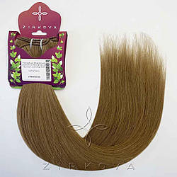 Натуральне Слов'янське Волосся на Тресі 45-50 см 100 грам, Шоколад №5B