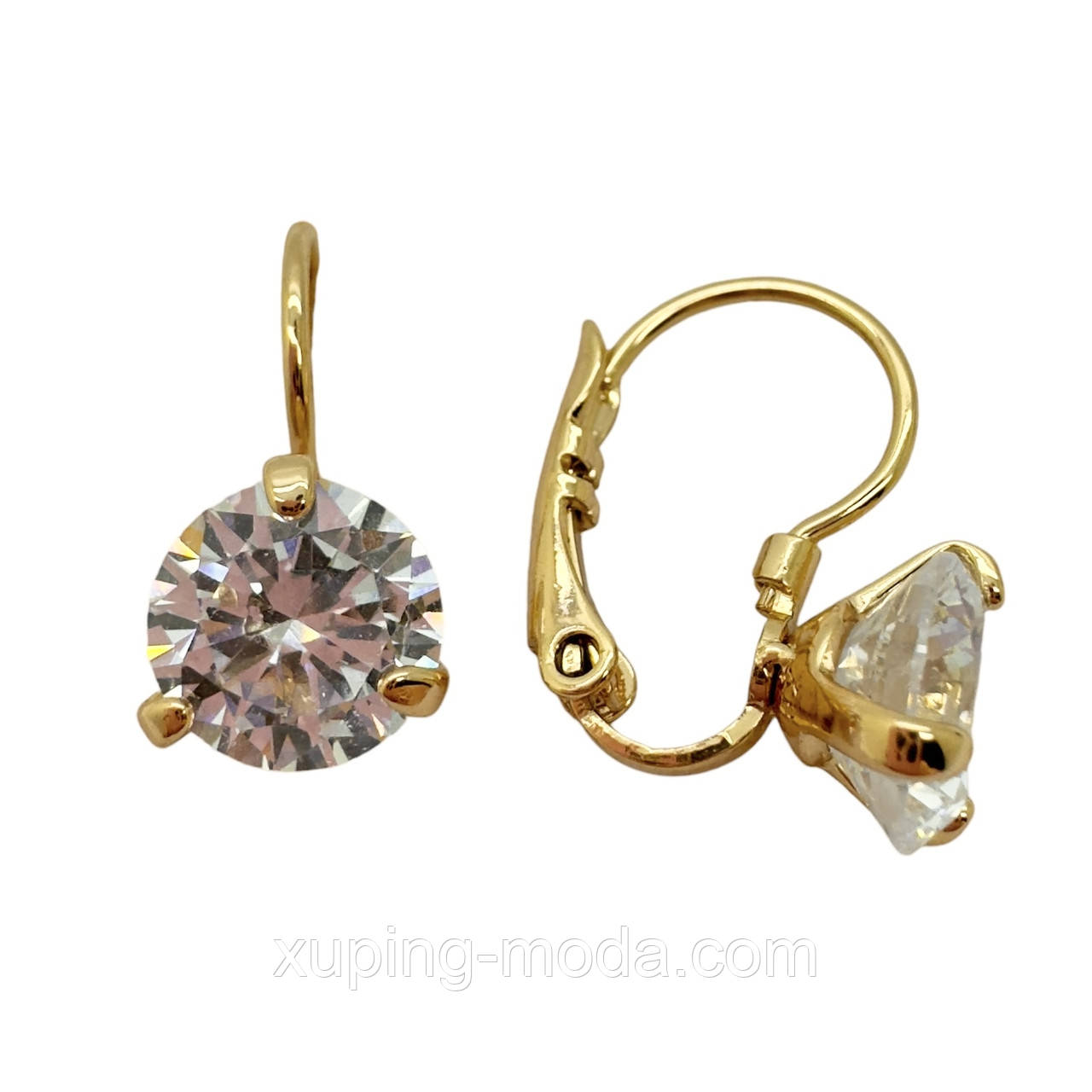 Сережки ксюпінг. 19 см. 18к, фото 1