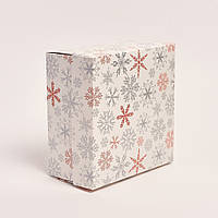 Подарункова коробочка з картону "Зима" 195*195*97