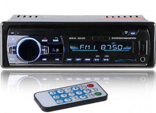 Автомагнітола JSD-520 Bluetoth+USB+microSD+AUX 4x60W